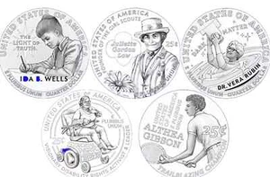 2025 S American Women QUARTERS  Yearly Subscription All (5) Coin Releases - Picture 1 of 7