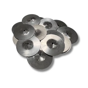 1-1/2" Insulation Lock Washers, 12 Gauge, Stainless Steel, 1000/Box - Picture 1 of 3