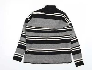 New Look Womens Multicoloured Crew Neck Acrylic Blend Jumper Size 10 - Picture 1 of 12