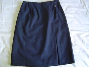 NWT Tahari Pencil Skirt Sz 2 Black Career Straight Skirt with frontal slit - Picture 1 of 1