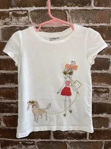 CAMISA TOP BABYGAP BABY GAP NIÑAS 3T 3 AÑOS COMO DAMA GRÁFICA T NIÑA CAMINANDO PERRO - Imagen 1 de 3