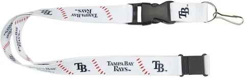Tampa Bay Rays Baseball Stitches Lanyard Cover