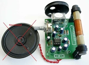 AM Radio Circuit using IC MK484 4.5-9VDC Assembled Kit [exclude the speakers ] - Picture 1 of 3