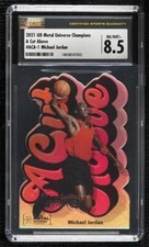 2021 Skybox Metal Universe Champions A Cut Above Michael Jordan CSG 8.5 HOF