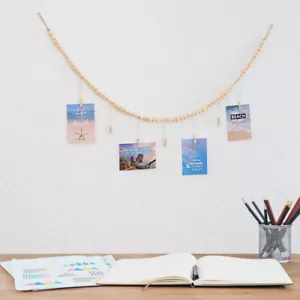 DECCARO Fotoaufhänger "Cord", 120 cm Bildergirlande Fotohalter Bildaufhänger - Bild 1 von 4