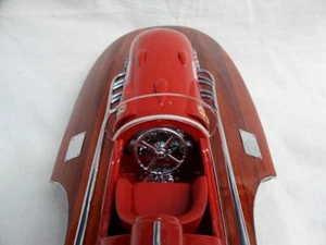 Hidroavión Ferrari 20" Hermoso Modelo de Madera Barco L50 Regalo de Navidad Envío Gratuito - Imagen 1 de 12