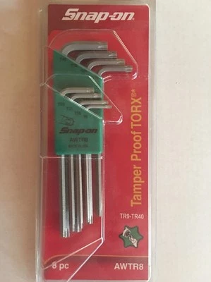 Snap On Tamper Proof TORX Wrench Set. Green - Image 1 of 4