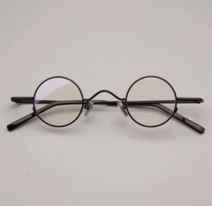 Monturas clásicas retro pequeñas redondas para gafas mujeres hombres gafas marcos vintage 34 mm - Imagen 1 de 25