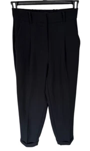 Wilfred Black Women’s High Waisted Dress Panted Size Small Cuffed - Picture 1 of 5