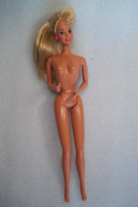 Camp Teresa Barbie Mattel 1993 Blonde Brunette Hair Bangs NUDE Doll