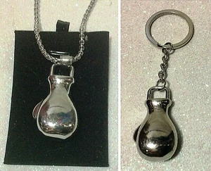 COLLANA CIONDOLO ACCIAIO GUANTONE BOX GLOVE PORTACHIAVI NECKLACE KEYCHAIN PUGILE - Imagen 1 de 10