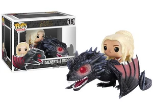 Funko POP Game of Thrones DAENERY & DROGON Vinyl Vehicle + Figure - Picture 1 of 9