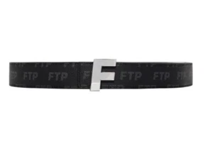 NEW Fuckthepopulation FTP Logo Repete Belt Black Size XXL FREE SHIPPING! - Imagen 1 de 4