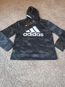 NWT Boy's ADIDAS Youth Tech Fleece Hoodie Black Size S, M, Sweatshirt - Picture 1 of 7