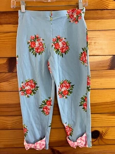 Matilda Jane Water Balloons Leggings Brilliant Daydream Cropped Pants Size 14 - Picture 1 of 3
