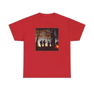 Scouting Stronger Together Heavy Cotton T-Shirt Scout Camp Adventure - Picture 1 of 28