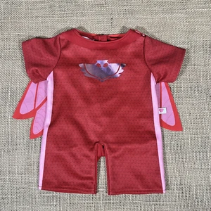 Conjunto Build A Bear BAB Máscaras PJ Disfraz Búho Rojo con Capa Sin Máscara - Imagen 1 de 10