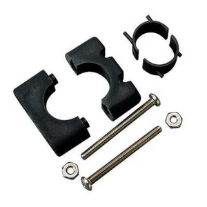 Sea-Dog 327190-1 Black Round Rail Mount Bracket 7/8"-1" (Pair) SeaDog - Picture 1 of 1