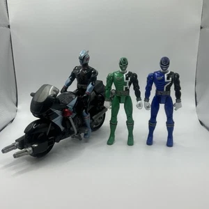 Power Rangers SPD Bandai Action Figure Bundle, Shadow, Blue & Green Rangers - Picture 1 of 10