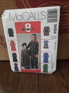 Vintage McCall's Muster 9484 Mädchen Kleid in zwei Längen Größen 4,5,6 1996 SCHNITT - Bild 1 von 3