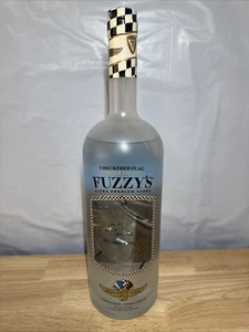 Signierte Fuzzy And Ed Carpenter 2014 Fuzzy's Vodka Indy 500 karierte Flagge leer - Bild 1 von 3