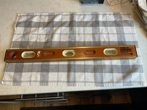 Vintage Empire 24 Zoll Holz & Messing Wasserwaage 990BB-24, gebraucht - Bild 1 von 7