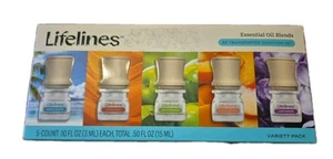 Lifelines Essential Oil Blends DISCOVERY SET ~Variety 5 Count Pack - New In Box! - Picture 1 of 2