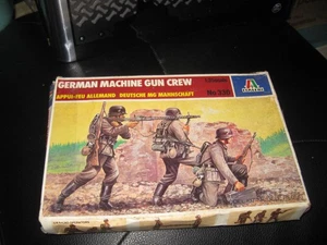 Complete WW II German  Machine Gun Crew by Italeri in 1/35 scale from 1970s - Picture 1 of 1