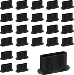 50-pak Typ C Zatyczki przeciwpyłowe USB C Cover Silikon Wtyczka C... - Zdjęcie 1 z 7