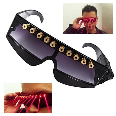 NEW LED Laser Glasses Lighting Bar Stage Show DJ Club Party Dancer Eyeglass Prop - Image 1 of 4