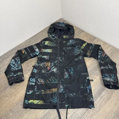 Volcom Slogan Womens Jacket Size Small Snowboard Ski Coat Hooded B4 - Image 1 of 4