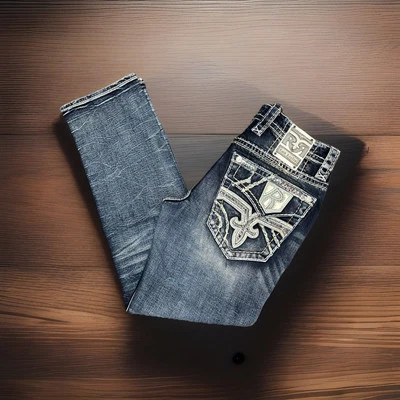 Vaqueros rectos Rock Revival para hombre - Johnnie Foto 1 de 4