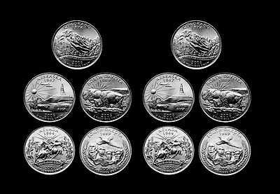 2006 P+D Nevada Nebraska Colorado North Dakota South Dakota U.S. Mint Roll Set - Image 1 of 2