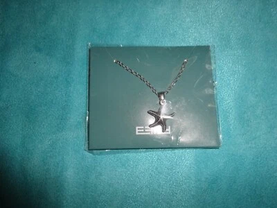 EFFY Silver Tone Starfish Pendant Charm Chain Necklace New Carnical Cruise ship - Image 1 of 3