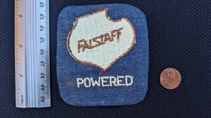 Vintage FALSTAFF Powered Beer Patch Denim - Bild 1 von 2