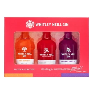 Whitley Neill Gin Gift Set - Flavoured Gin Alcohol Miniatures, 3x 5cl - Picture 1 of 8