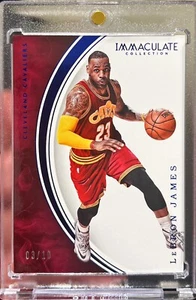 2015-16 Immaculate Collection Lebron James Basketball Card Blue /10 SSP #11 Cavs - Bild 1 von 1