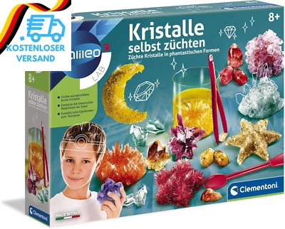 BESUCHE DEN CLEMENTONI-STORE Clementoni Galileo Lab – Kristalle Selbst Züchten, Experimentierkasten Für Klein