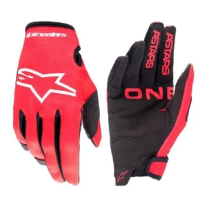 Alpinestars Radar Mars Red and White MX Off Road Gloves Men's Size SM - Picture 1 of 2