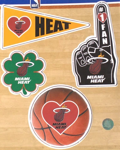 Miami Heat 4 Pack Magnet Set Cover