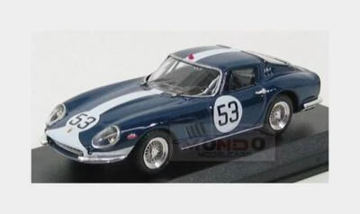 1:43 Best Ferrari 275 Gtb #53 Monza 1967 Vestey Gaspar Blue BE9288 Modellino - Immagine 1 di 2