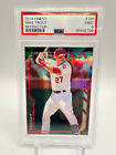 2014 Topps Finest Refractor Mike Trout 100 Los Angeles Angels Psa 9 Mint