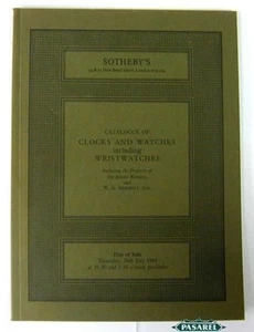 Sothebys Clocks & Watches Including Wristwatches 1984 - Picture 1 of 2