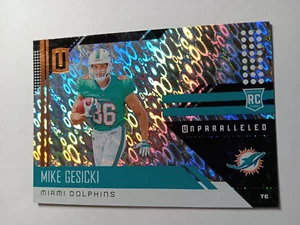 2018 Panini Unparalleled - Flight #256 Mike Gesicki - Miami Dolphins - Picture 1 of 2