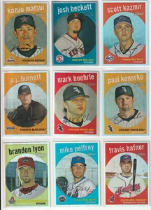 2008 TOPPS HERITAGE CHROME REFRACTOR UPICK BUEHRLE BECKETT HAFNER KAZMIR KONERKO - Picture 1 of 14