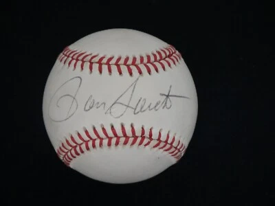 RON SANTO SIGNED OFFICIAL NATIONAL LEAGUE BASEBALL WITH JSA COA - Image 1 of 4