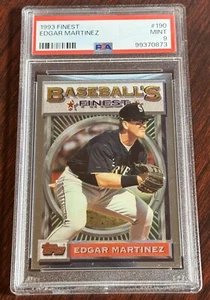 1993 EDGAR MARTINEZ TOPPS FINEST #190 PSA 9 MARINERS HOF (873) - Picture 1 of 2