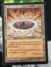 Reflecting Pool MTG Tempest Rare Land Heavily Played Played x1 OC2