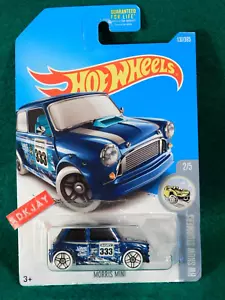Hot Wheels 2017 ~ HW Snow Stormers #2/5 ~ Morris Mini - Imagen 1 de 3