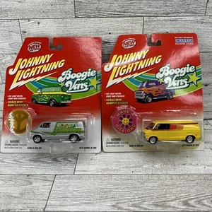 Johnny Lightning Boogie Vans 1976 1977 Dodge D-150 Diecast Lot of 2 - Picture 1 of 13